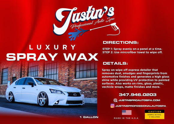 Luxury High Gloss Spray Wax (32 oz)