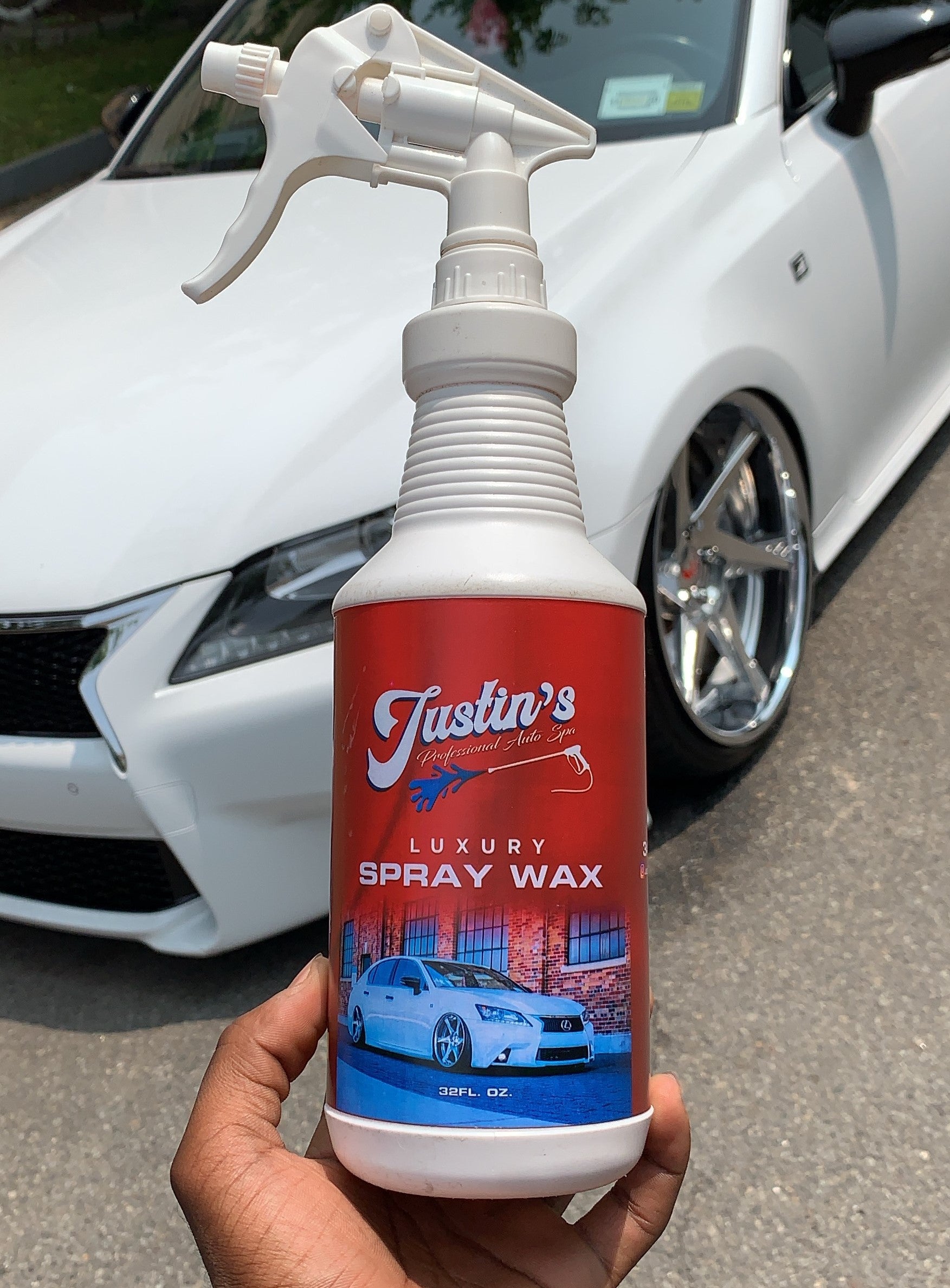 Luxury High Gloss Spray Wax (32 oz) – Justins Professional Auto Spa